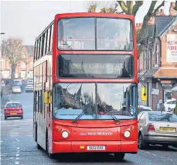  ?? Picture: SWNS ?? The horror was on the top deck of a number 11A bus in Birmingham