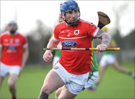  ??  ?? Charlevill­e’s Darren Butler in action during the Munster Club IHC semi-final win over Lixnaw played in Lixnaw, Co Kerry last Saturday. Photo by Domnick Walsh