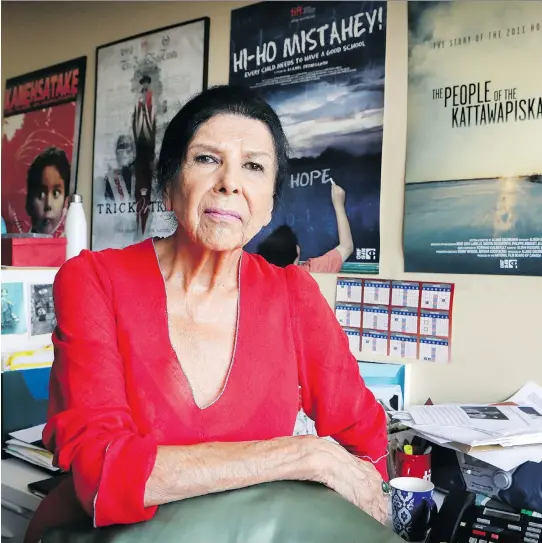  ?? JOHN MAHONEY ?? Alanis Obomsawin has re-released Bush Lady, her 1988 album combining traditiona­l music with her own compositio­ns.
