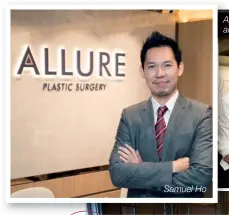  ??  ?? Consultant plastic surgeon Samuel Ho held court and answered all the burning questions guests had about aesthetic procedures