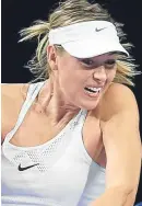  ??  ?? Maria Sharapova.