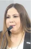  ??  ?? Patricia Samudio, titular de Petróleos Paraguayos.