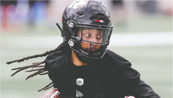  ?? TONY CALDWELL FILES ?? Redblacks defensive back Sherrod Baltimore says the break from football due to the pandemic is giving him a chance to rest and might even extend his career.