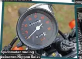  ?? ?? Spidometer analog keluaran Nippon Seiki beri kesan simpel