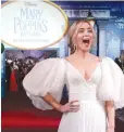  ??  ?? EMILY BLUNT on the red carpet at the world premiere of Disney’s movie ‘Mary Poppins Returns’ in Los Angeles last month.