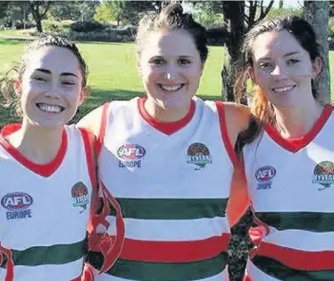  ??  ?? South Cardiff Panthers need more women to join their current three female players