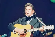  ?? Courtesy Johnny Cash: The Official Concert Experience ?? Video of the late Johnny Cash singing and sharing stories will be part of “Johnny Cash: The Official Concert Experience.”