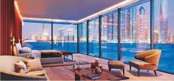  ?? Courtesy: Omniyat ?? The owner of Dubai’s new most expensive penthouse will get to enjoy over 29,800 square feet of luxury.