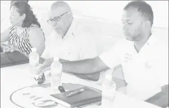  ??  ?? From left are Minister Dawn Hastings-Williams and Dr Richard Van WestCharle­s, Managing Director of the Guyana Water Incorporat­ed