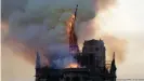  ??  ?? People all over the world were shocked when Notre-Dame was engulfed in flames and smoke