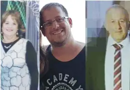  ?? (Courtesy) ?? THE THREE VICTIMS of the Halamish attack (from left): Haya, Elad and Yosef Salomon.