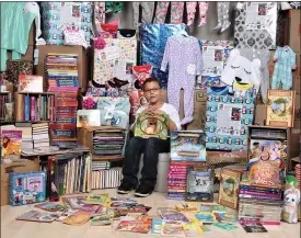  ?? COURTESY PHOTO ?? Introducin­g the young man behind Dominic’s Christmas Wish. Despite being afflicted by both cerebral palsy and epilepsy, 11-year-old Dominic has been collecting pajamas, books and other gift items for eight years now.