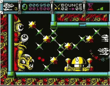  ??  ?? » [ZX Spectrum] The Spectrum version of Cybernoid II has even more confined stages than the ZX Spectrum Cybernoid.