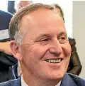  ??  ?? Former prime minister Sir John Key will become chairman of ANZ in January.