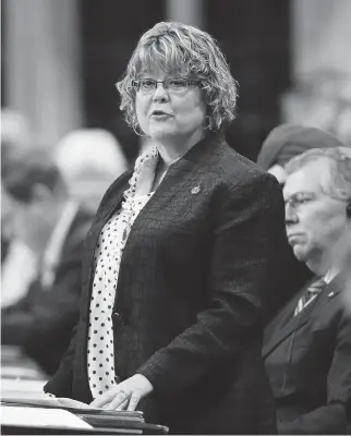  ??  PATRICK DOYLE/THE CANADIAN PRESS FILES ?? A group representi­ng some of Canada’s Muslims accused veteran Conservati­ve MP Diane Ablonczy of engaging in ‘McCarthyes­que’ tactics.