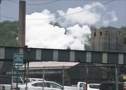  ?? Post-Gazette ?? Part of the ArcelorMit­tal complex in Monessen. The United Steelworke­rs reached a tentative agreement with the European steelmaker on Friday for a new four-year deal to cover 15,000 workers.