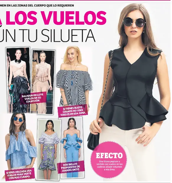 Blusas con vuelos discount abajo