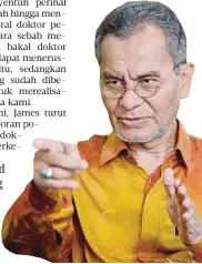  ?? Dr Dzulkefly Ahmad ?? Budaya toksid dalam bidang profesiona­l ini harus dihentikan segera kerana boleh mengganggu tugasan”