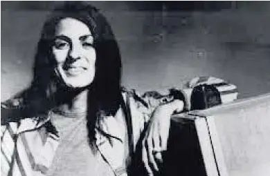  ?? WIKIPEDIA. ?? La presentado­ra Christine Chubbuck, quien se quitó la vida cuando estaba al aire, tenía 29 años y luchaba contra la depresión.