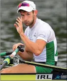  ??  ?? JOB DONE: Paul (front) and Gary O’Donovan after their semi-final and (inset) Gary salutes the crowd