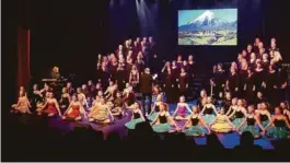  ??  ?? SOUND OF MUSIC: Avslutning­svis fikk vi høre en av sangene fra filmklassi­keren Sound of Music.