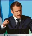  ?? Foto: Ian Langsdon, dpa ?? Emmanuel Macron baut weiter auf Atomkraft, aber nicht auf die alten Reaktoren.