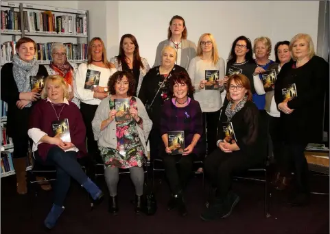  ??  ?? At the launch of the booklet, ‘Surviving the Darkness’ in Wexford Library.