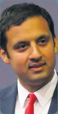  ??  ?? STRONG FAVOURITE Anas Sarwar