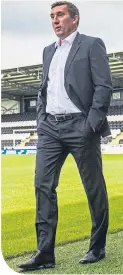  ?? New St Mirren boss Alan Stubbs ??