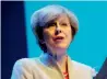  ?? AFP ?? Theresa May addresses the 2017 Scottish Conservati­ves Spring Conference in Glasgow on Friday. —