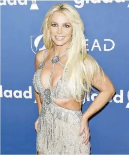  ?? Sheri Determan ?? La cantante Britney Spears, en una gala en 2018.