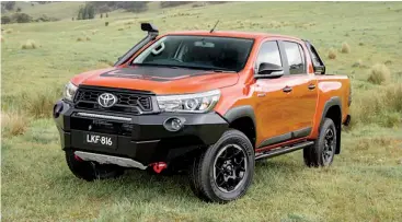  ??  ?? The new Toyota Rugged X will be available at Warragul Toyota soon.
