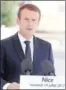  ?? VALERY HACHE/AFP ?? Emmanuel Macron.