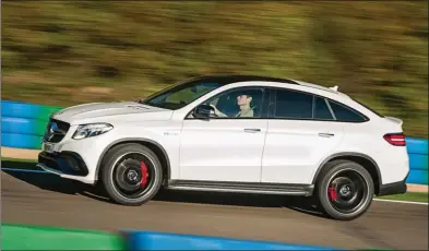  ??  ?? Le 63S AMG est le plus radical des GLE Coupé.