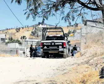  ?? ORTIZ ?? Durante la movilizaci­ón policiaca en la ZONA/GUSTAVO