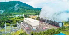  ?? ?? The Makiling-Banahaw (Mak-Ban) Geothermal Power Plant of AP Renewables, Inc. is a 458-megawatt geothermal power station complex in Laguna and Batangas that delivers clean and renewable baseload power.