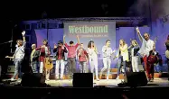  ??  ?? Sul palco La formazione del gruppo musicale folk-rock Westbound