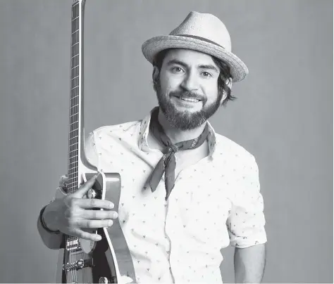  ?? [SUBMITTED] ?? Originally from Mexico and now based in Toronto, QuiQue Escamilla headlines the Our World Festival of Music, taking to the stage to cap the day’s festivitie­s with his soulful troubadour style. He’s scheduled to appear at 10 p.m.