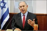  ?? GALI TIBBON / VIA ASSOCIATED PRESS 2016 ?? Israeli Prime Minister Benjamin Netanyahu has been a fierce opponent of the Iran nuclear deal negotiated by exPresiden­t Obama.