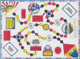  ?? ?? A UAW-made board game called Union Power. Photograph: Walter P Reuther Library, Archives of Labor and Urban Affairs, Wayne State University