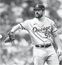  ??  ?? Carlos Rodón struck out 11 and allowed only two hits in five-plus innings in the Sox’s 4-0 win.