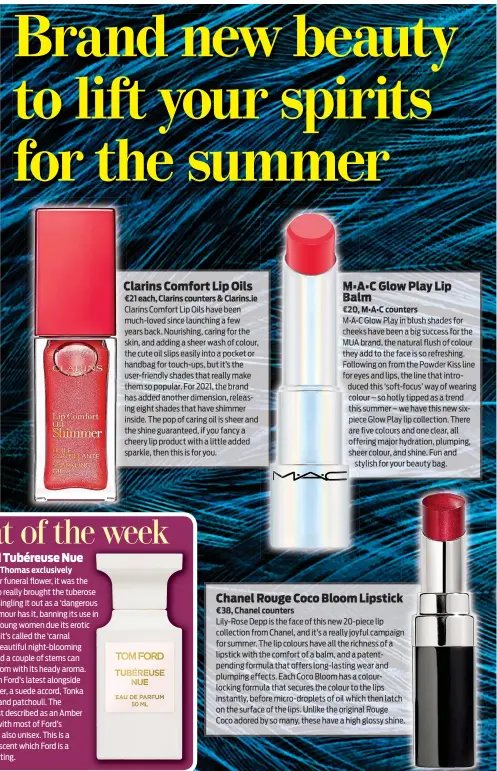 Brand new beauty to lift your spirits for the summer - PressReader