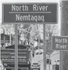  ?? JASON MALLOY/ THE GUARDIAN ?? Signs have recently been erected at the North River Causeway and eight other locations on P.E.I. as part of an Aboriginal Awareness Week initiative. North River is Nemtaqaq in Mi’kmaq.