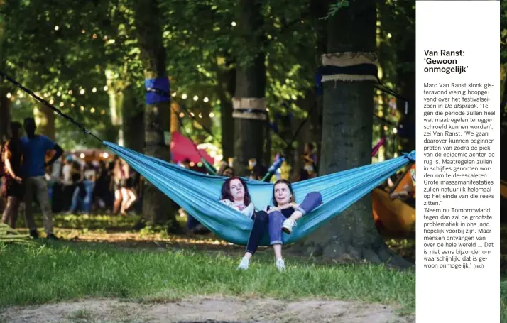  ?? © Laurie Dieffembac­q/belga ?? Couleur Café in Brussel. ‘Een festival betekent werk voor een heleboel crewleden, leverancie­rs, podiumbouw­ers en freelancer­s’, klinkt het bij de organisato­ren.