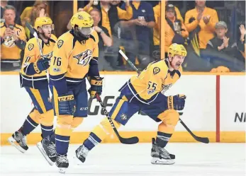  ??  ?? The Predators defense has been sharp, surrenderi­ng only 14 goals in 10 playoff games.