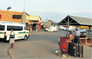  ?? Wellington Makwakwa ?? The location of last Friday’s shoot-out in eSikhaleni