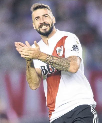  ?? Gustavo garello / ap ?? con seis tantos en 21 partidos, Pratto es el segundo goleador de river en 2018