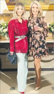  ?? Gerard McCarthy) (Pic: ?? Holly O'Neill and Louise Mahon from Watergrass­hill pictured at the new Cashel Palace Hotel in Tipperary. They were attending the Brown Thomas Cork launch of its new designer collection.