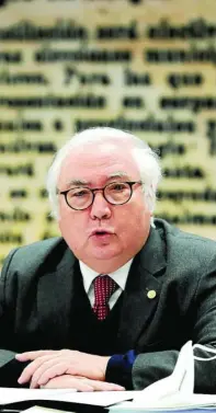  ?? EFE ?? El ministro de Universida­des, Manuel Castells Oliván