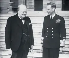  ?? ?? topbrass: Winston Churchill and King George VI (photo: Getty Images)